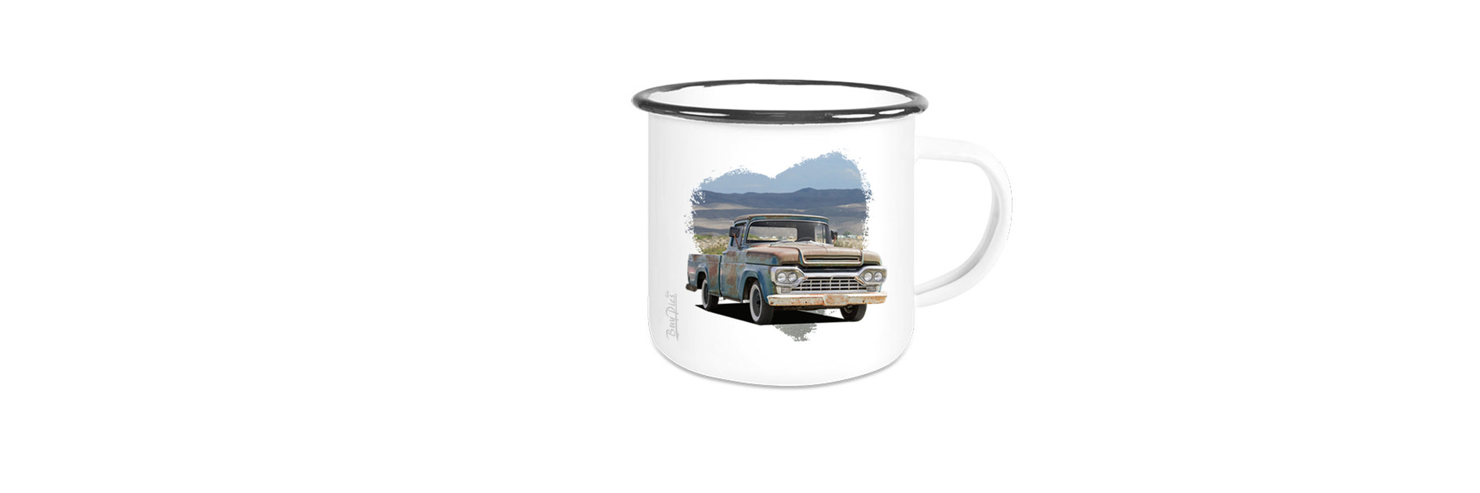 Emailletasse Motive Pickup